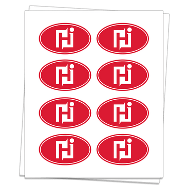 Oval Sheet Labels